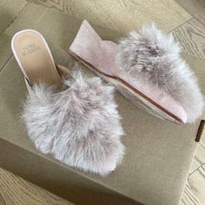 Huma blanco alpaca wedge